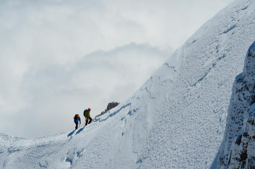 L'ascension du Mont Blanc sans passer par le "couloir de la mort"